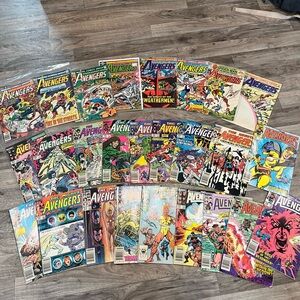 Comic Books Bronze and Modern Avengers